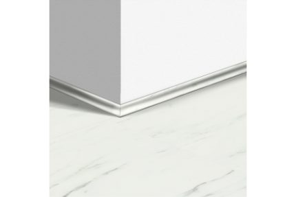 Quick Step Alpha Vinyl Marble Carrara White Plank Scotia 2400mm