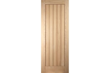 JELD-WEN Oregon Shaker Recessed Cottage Interior White Oak Door 1981x686mm