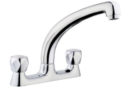 Toulon Deck Sink Mixer Chrome 167021