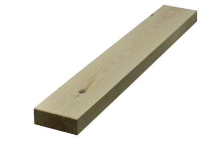 32mm x 138mm x 4.2m Whitewood Planed Timber Standard Finished Size 27mm x 133mm
