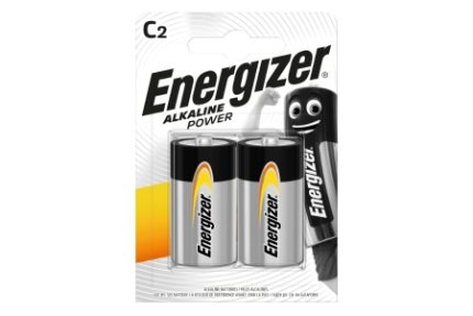 Energizer Alkaline Power C E93 BP Batteries 2 Pack