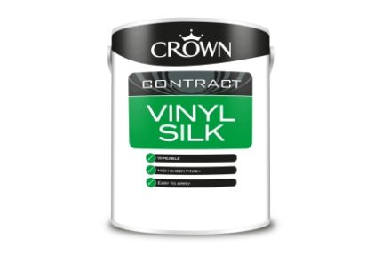 Crown Contract Vinyl Silk 5L Brilliant White