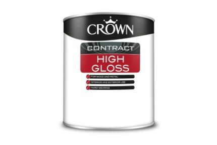 Crown Contract High Gloss 1L Black
