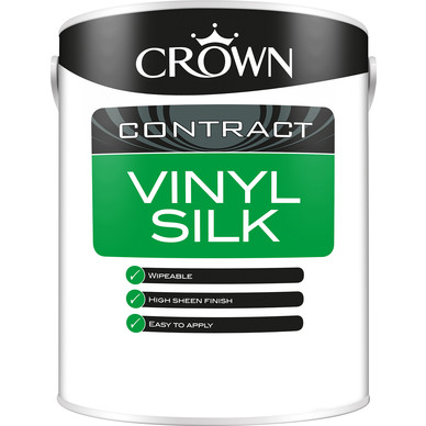 Crown Contract Vinyl Silk 5L Magnolia