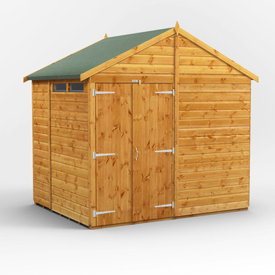 8 x 8 Power Apex Security Shed