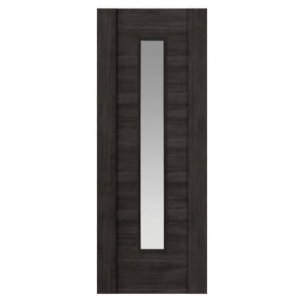 JB Kind Alabama Cinza Internal Laminate Prefinished Glazed Door 1981 x 838 x 35mm