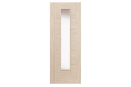 JB Kind Ivory Internal Laminate Prefinished Glazed Door 1981 x 762 x 35mm