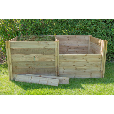 Forest Garden Windsor Timber Planter Square