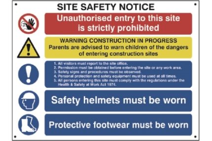 Spectrum Safety Helmets Must Be Worn in This Area (Regular)