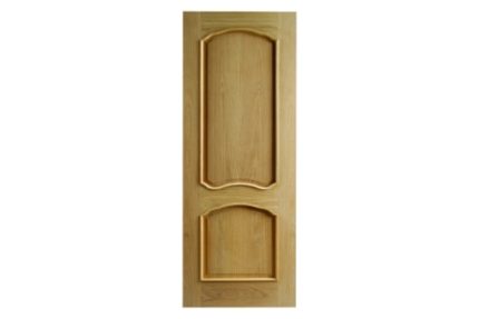 Internal Buxton FD30 Fire Door Oak Veneer With Raised Mouldings 2 Panel