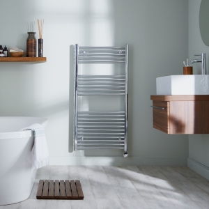 Towelrads Richmond Straight Ladder Thermostatic Towel Rail Chrome 691mm