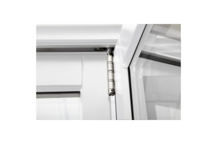 External Pre Finished White Slimline Bifold Door Set 2400 x 54mm