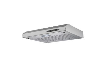 Candy Unbranded 3 Speed Visor Cooker Hood with LED Lights Stainless Steel 60cm - CFT610/5S/1/UK