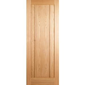 Hardwood Oak Ripon 3 Panel Internal Door