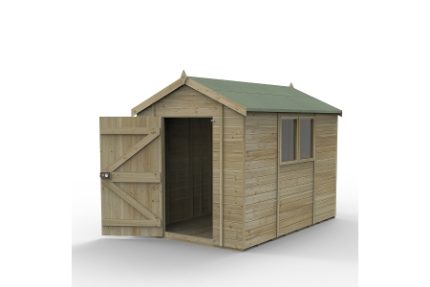 Timberdale 8 x 6 Apex Shed - Home Delivery