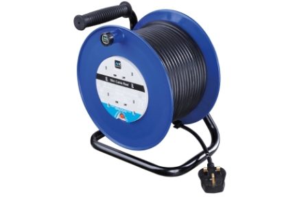 Masterplug 50m 4 Socket Cable Reel with Thermal Cut Out 13A