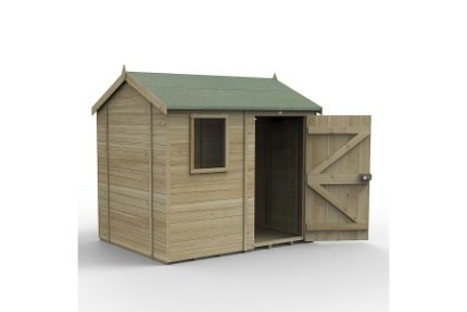 Timberdale 8 x 6 Apex Shed - Installed