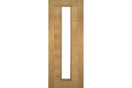 Deanta Seville Prefinished Oak Glazed 1 Light Internal Door 1981 x 838 x 35mm