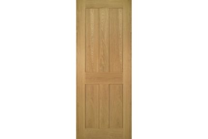Deanta Eton Unfinished Oak Glazed 2040mm x 726mm x 40mm