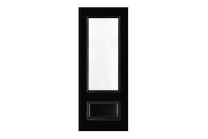 Deanta Sandringham Black Finish Bevelled Glaze 1981mm x 838mm x 35mm