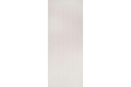 Deanta Ely White Primed Fire Door 30m 2040mm x 526mm x 45mm