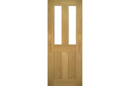 Deanta Eton Unfinished Oak Glazed 1981mm x 610mm x 35mm