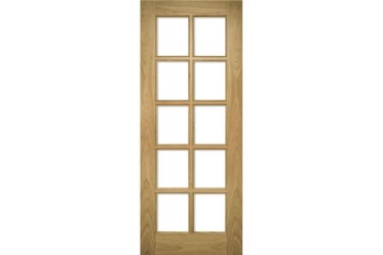 Deanta Bristol Unfinished Oak Bevelled Glaze 1981mm x 838mm x 35mm