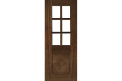 Deanta Kensington Prefinished Walnut Bevelled Glaze 1981mm x 838mm x 35mm
