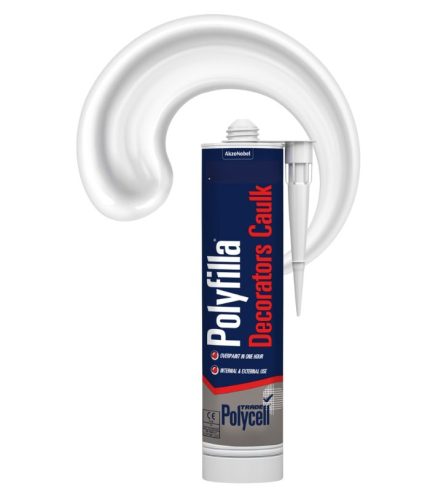 Polycell Polyfilla Decorators Caulk White Trade 290ml