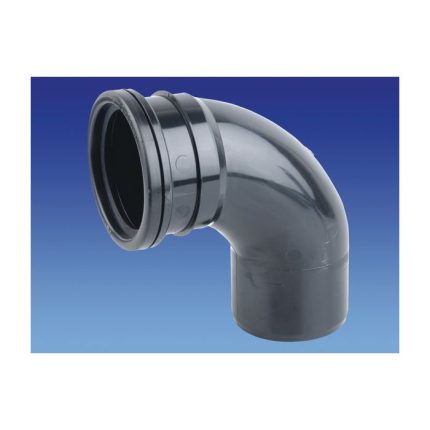 Wavin OsmaSoil D/SW bend 90° 110mm black